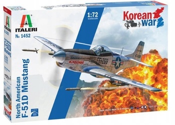 Italeri 1452 - 1:72 Samolot North American F-51D Mustang Korean War