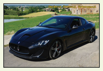 Pocztówka 19x13 cm - Samochód Maserati GranTurismo