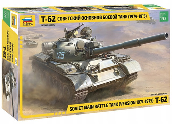 Zvezda 3673 - 1:35 Czołg radziecki T-62 (wersja 1974-1975)