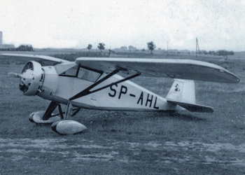 Pocztówka 21x14,8 cm - Samolot turystyczny RWD-6 bis