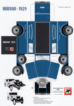 Model kartonowy - HUDSON (1929)
