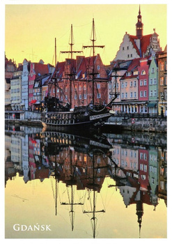 Pocztówka - Statek wycieczkowy CZARNA PERŁA - Gdańsk