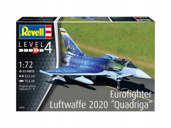 Revell 03843 - 1:72 Samolot Eurofighter Luftwaffe 2020 Quadriga
