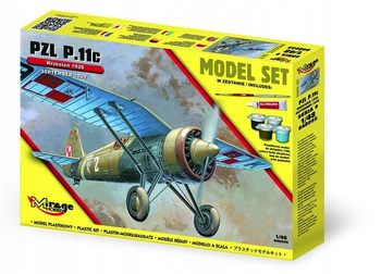 Mirage 848095 Model 1:48 - Samolot PZL.11c Wrzesień 1939