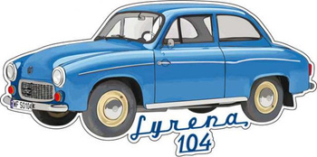 Magnes - Samochód Syrena 104