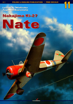 Nakajima Ki-27 Nate (bez kalkomanii) - Kagero Monografia Nr 11