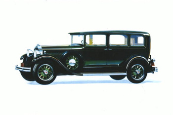 Pocztówka - Samochód Packard Standard V8 8-33 Sedan 1929