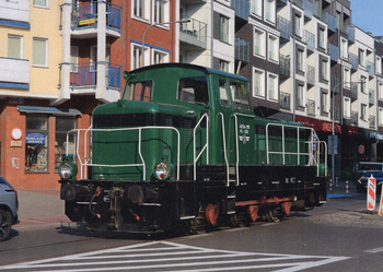 Pocztówka 21x14,8 cm - Lokomotywa spalinowa 401Da-199