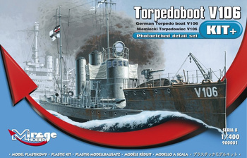 Mirage 900001 - 1:400 Niemiecki torpedowiec V106