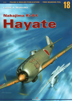 Nakajima Ki-84 Hayate (bez kalkomanii) - Kagero Monografia Nr 18