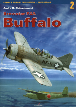Brewster F2A Buffalo (bez kalkomanii) - Kagero Monografia Nr 2