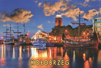 Pocztówka - Statki wycieczkowe w Kołobrzegu