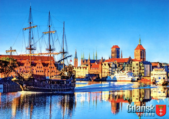 Pocztówka - Statki wycieczkowe - Gdańsk