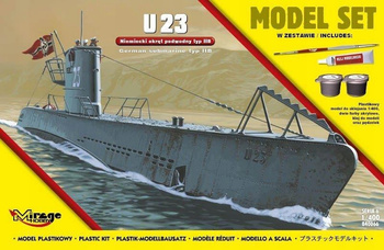 Mirage 840066 Model 1:400 - Niemiecki Okręt Podwodny U23 typ IIB