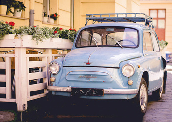 Pocztówka - Samochód ZAZ Zaporożec