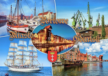 Pocztówka - Miasto Portowe Gdańsk