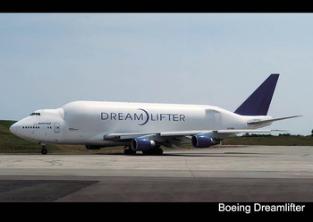 Pocztówka - Samolot Boeing Dreamlifter