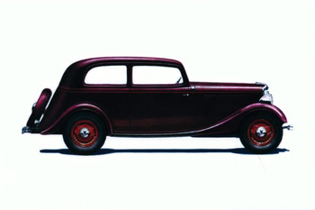 Pocztówka - Samochód Ford V-8 Victoria 1934