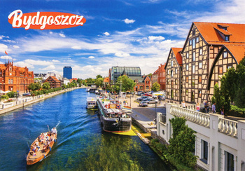 Pocztówka - Barka LEMARA - Bydgoszcz