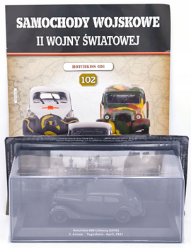 Hotchkiss 686 - 1:43 Samochody wojskowe II wojny światowej nr 102
