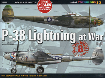 P-38 Lightning at War Part II - Kagero miniTopColors No. 33