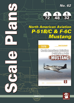 Scale Plans No. 62 - North American Aviation P-51B/C & F-6C Mustang