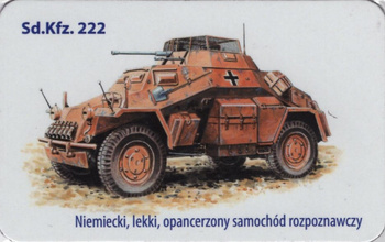 Magnes - Niemiecki, lekki, opancerzony samochód rozpoznawczy Sd.Kfz. 222