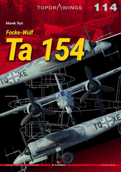 Focke-Wulf Ta 154 - Kagero Topdrawings No. 114