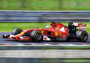 Pocztówka - Ferrari F14 T - Fernando Alonso