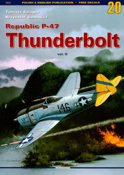 Republic P-47 Thunderbolt vol. II (bez kalkomanii) - Kagero Monografia Nr 20