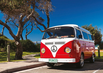 Pocztówka - Samochód Volkswagen T2