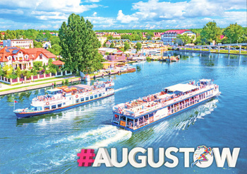 Pocztówka - Statki pasażerskie SERWY i SWOBODA - Augustów