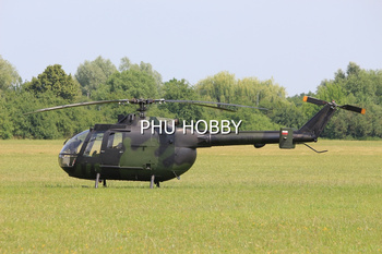 Zdjęcie 10x15 - Śmigłowiec MBB BO-105P 1M (SP-YBO) - Płock 2019 r.