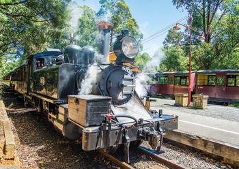 Pocztówka - Puffing Billy - Australia