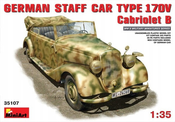 MiniArt 35107 - 1:35 German Staff Car Type 170V Cabriolet B