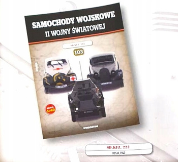 Sd.Kfz. 222 - 1:43 Samochody wojskowe II wojny światowej nr 103