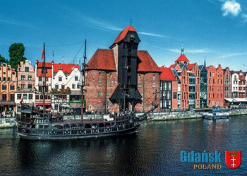 Pocztówka - Statek wycieczkowy CZARNA PERŁA - Gdańsk