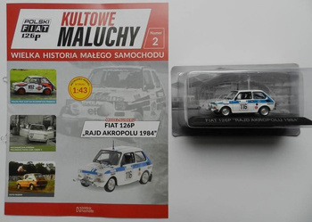 Kultowe Maluchy nr 2 - 1:43 Fiat 126p Rajd Akropolu 1984