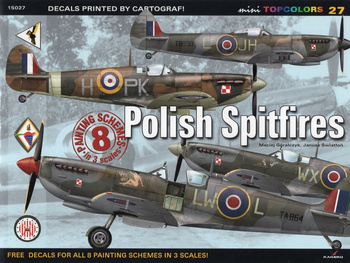 Polish Spitfires (kalkomania) - Kagero miniTopColors No. 27