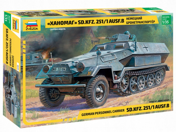 Zvezda 3572 - 1:35 German Personnel Carrier Hanomag Sd.Kfz. 251/1 Ausf. B