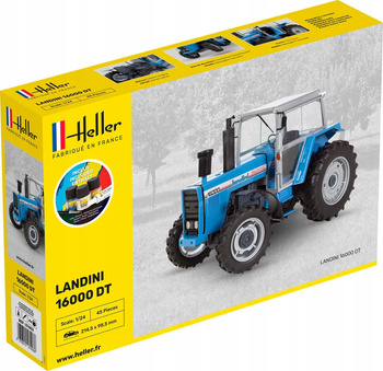 Heller 57403 - 1:24 LANDINI 16000 DT - zawiera farby i klej