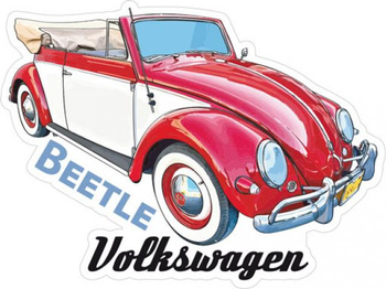 Magnes - Samochód Volkswagen Beetle