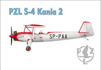Magnes - Samolot PZL S-4 Kania 2