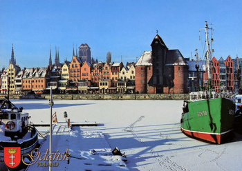 Pocztówka - Kuter rybacki GDY-18 - Gdańsk