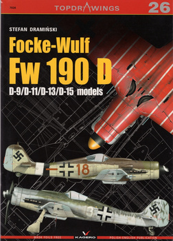 Focke-Wulf Fw 190 D / D-9/D-11/D-13/D-15 models - Kagero Topdrawings No. 26