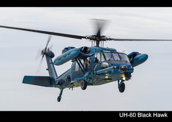 Pocztówka - Śmigłowiec UH-60 Black Hawk