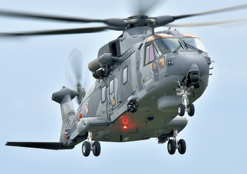 Pocztówka reklamowa 21x14,8 cm - Śmigłowiec zwalczania okrętów podwodnych Leonardo Helicopters AW101