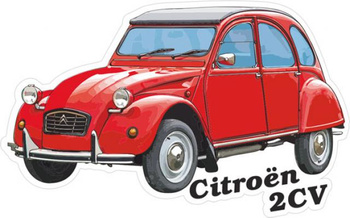 Magnes - Samochód Citroën 2CV