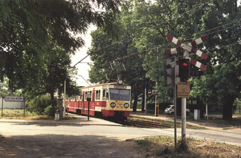 Pocztówka - Elektryczny zespół trakcyjny EN94-03 - Warszawa Salomea 1998 r.