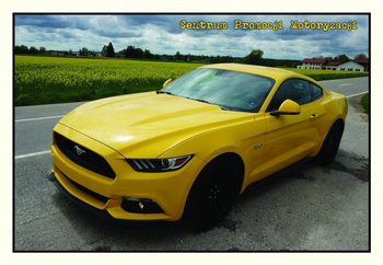 Pocztówka 19x13 cm - Samochód Ford Mustang